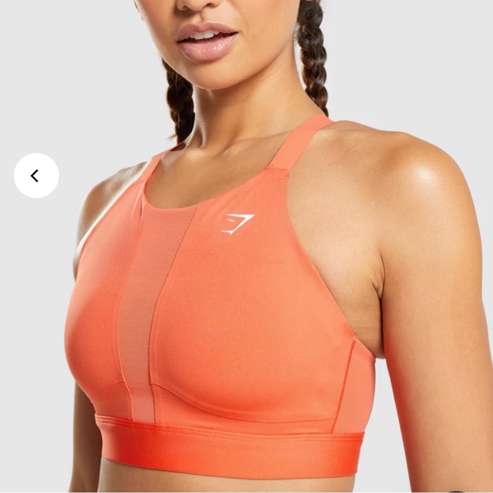 Gymshark Mesh Neckline High Neck sports bra